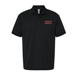 SOL112<br>Gildan DryBlend Polo Black