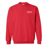 SOL111<br>Gildan Crewneck Sweatshirt Red