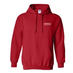 SOL108<br>Gildan Hooded Sweatshirt Red