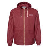 SOL107<br>Weatherproof Hooded Rain Jacket Red