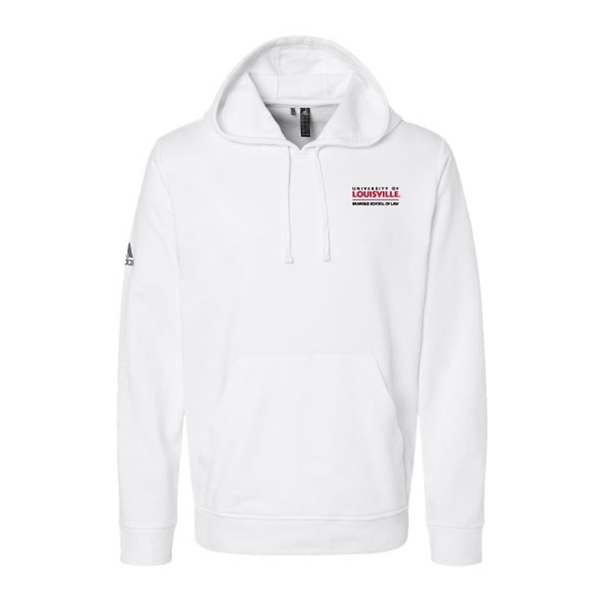 brandeislawstore - SOL106<br>Adidas Hooded Sweatshirt White