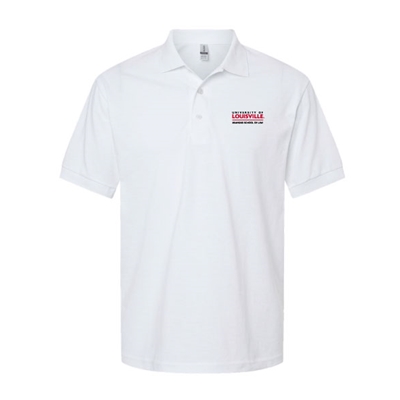 SOL112<br>Gildan DryBlend Polo White
