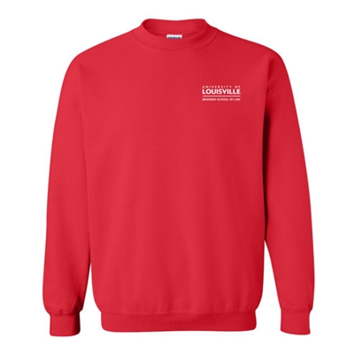 SOL111<br>Gildan Crewneck Sweatshirt Red