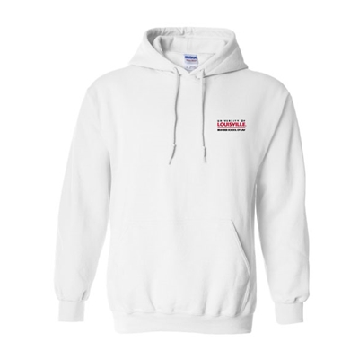 SOL108<br>Gildan Hooded Sweatshirt White