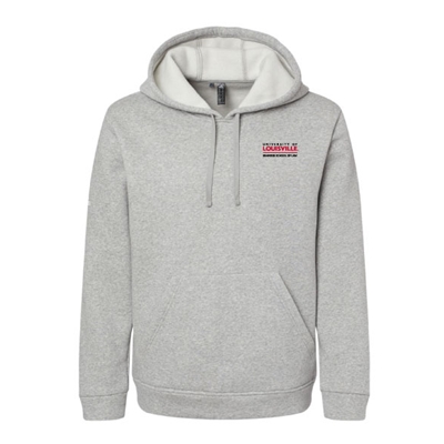 SOL106<br>Adidas Hooded Sweatshirt Grey Heather