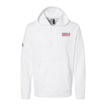 brandeislawstore - SOL106<br>Adidas Hooded Sweatshirt White