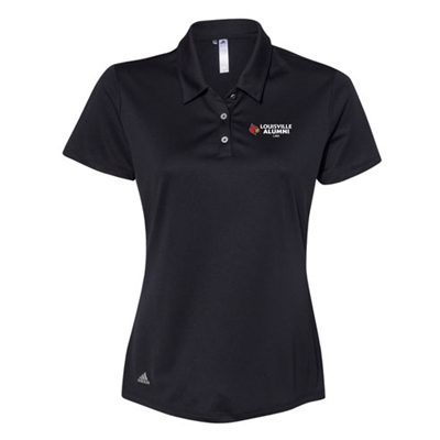 SOL102<br>Ladies Alumni Adidas Performance Polo Black