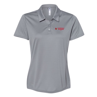 SOL102<br>Ladies Alumni Adidas Performance Polo Grey Three