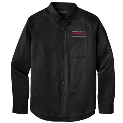 SOL113<br>P/A L/A Twill Shirt - Black