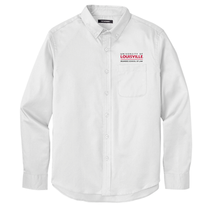 SOL113<br>P/A L/A Twill Shirt - White